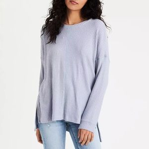 AE Soft PlushWaffle Long Sleeve T-Shirt